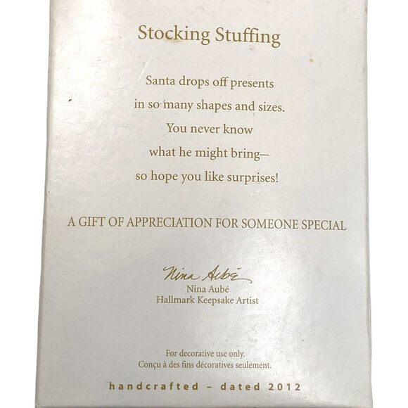 Hallmark Keepsake Ornament 2012 VIP Gift Santa Holding Puppy Christmas Dog Rare - Picture 11 of 12